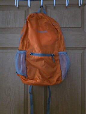 ZOMAKE Orange Packable Lightweight Backpack